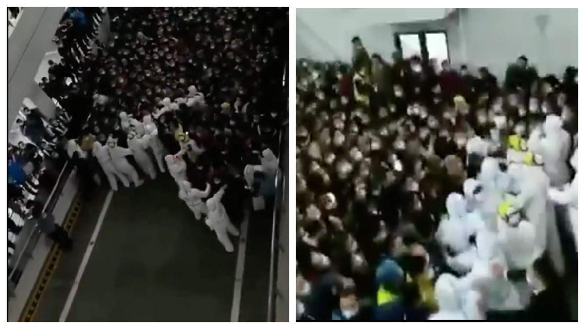 Спалах COVID-19 в аеропорту Шанхая: люди запанікували – відео Спалах COVID-19 в аеропорту Шанхая: люди запанікували – відео