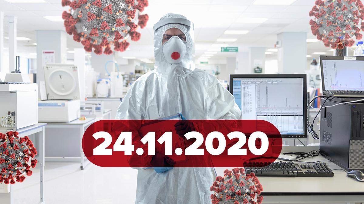 Коронавірус Україна, статистика 24 листопада 2020 – новини Коронавірус Україна, статистика 24 листопада 2020 – новини