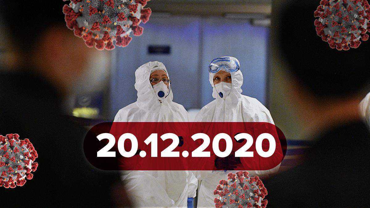 Коронавирус Украина, мир 20 декабря 2020: статистика, новости Коронавирус Украина, мир 20 декабря 2020: статистика, новости