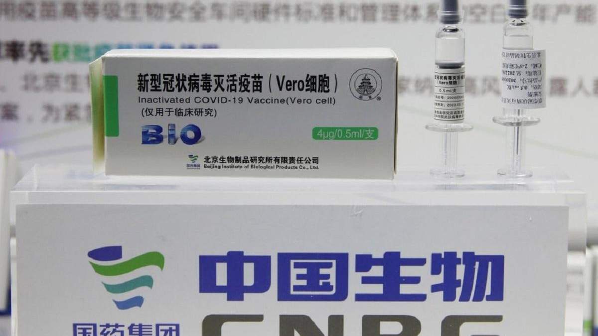 Ефективність вакцини проти коронавірусу від Sinopharm Ефективність вакцини проти коронавірусу від Sinopharm
