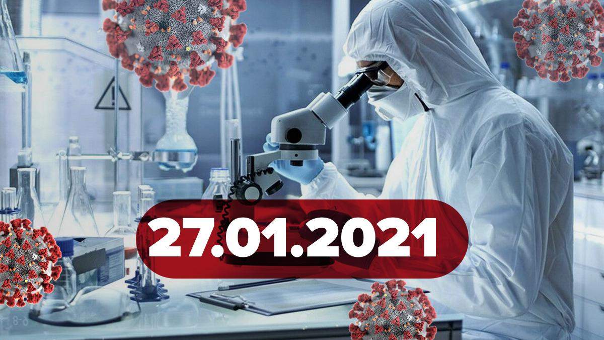Коронавірус Україна, статистика 27 січня 2021 – новини Коронавірус Україна, статистика 27 січня 2021 – новини
