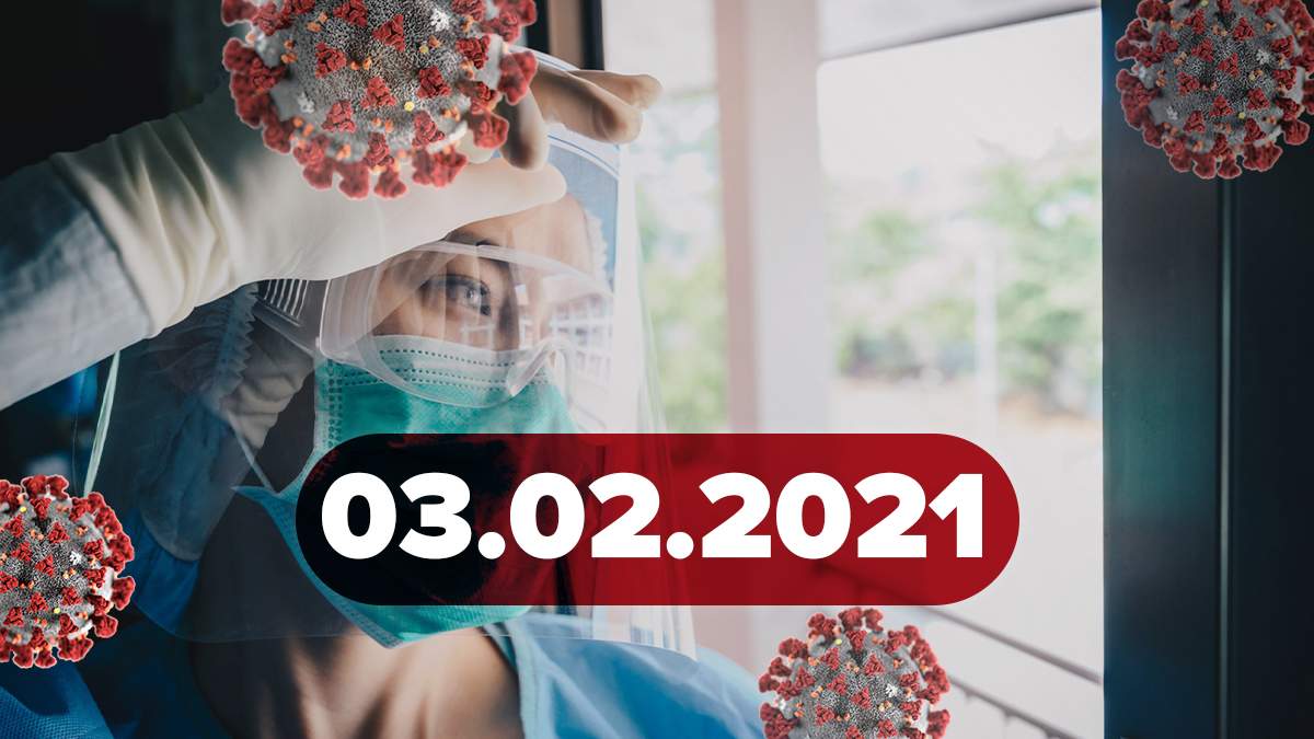 Коронавірус Україна, статистика 3 лютого 2021 – новини Коронавірус Україна, статистика 3 лютого 2021 – новини