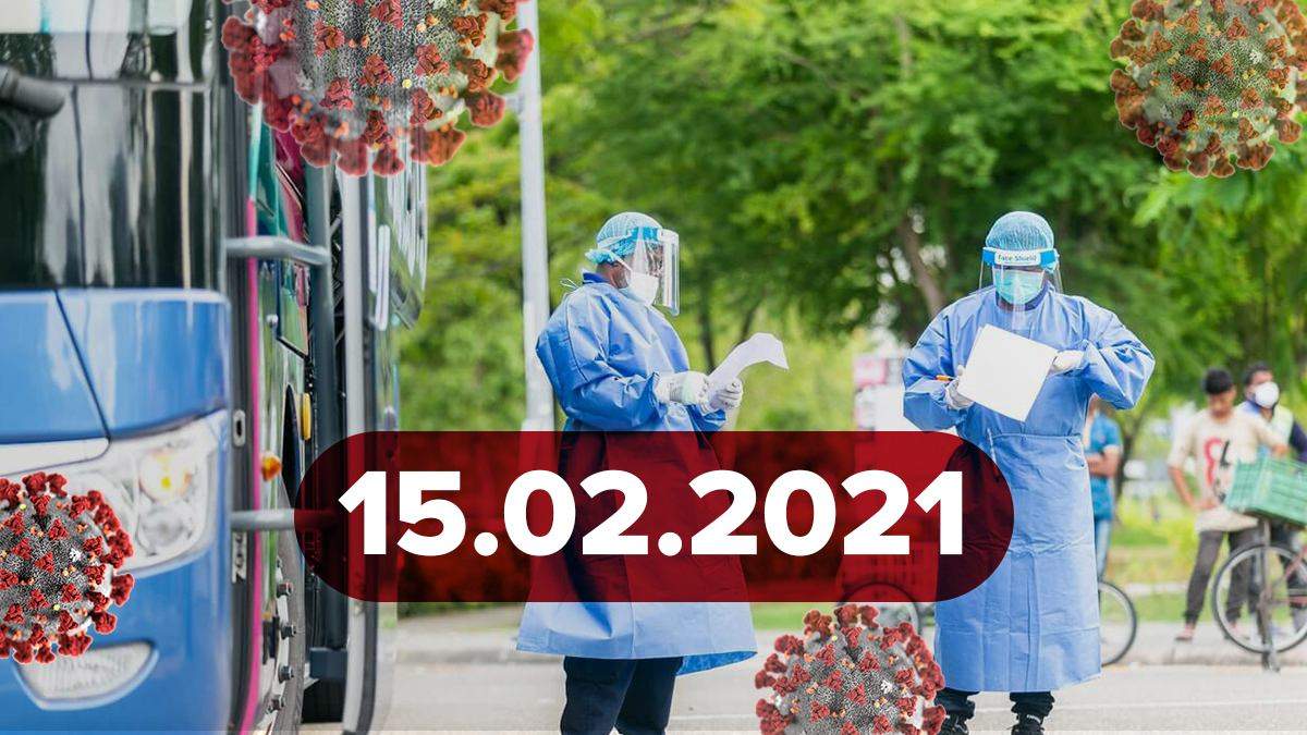 Коронавирус в Украине, статистика 15 февраля 2021 – новости Коронавирус в Украине, статистика 15 февраля 2021 – новости