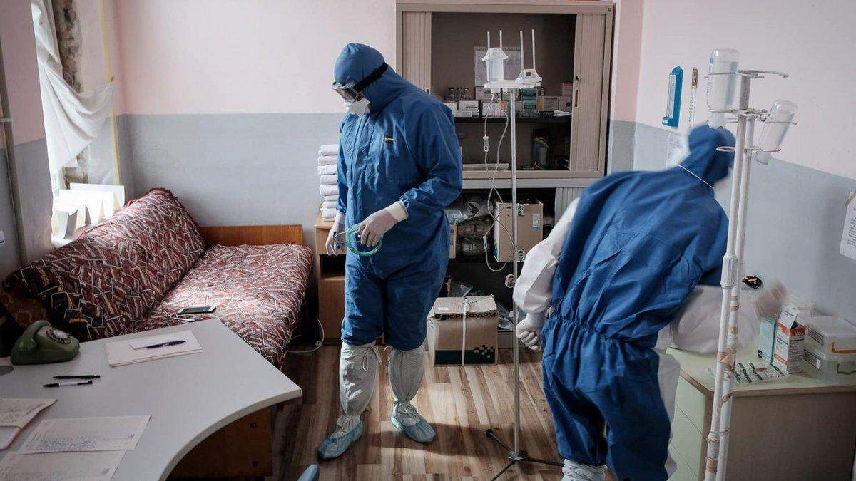 В Украине развернут временный госпиталь В Украине развернут временный госпиталь