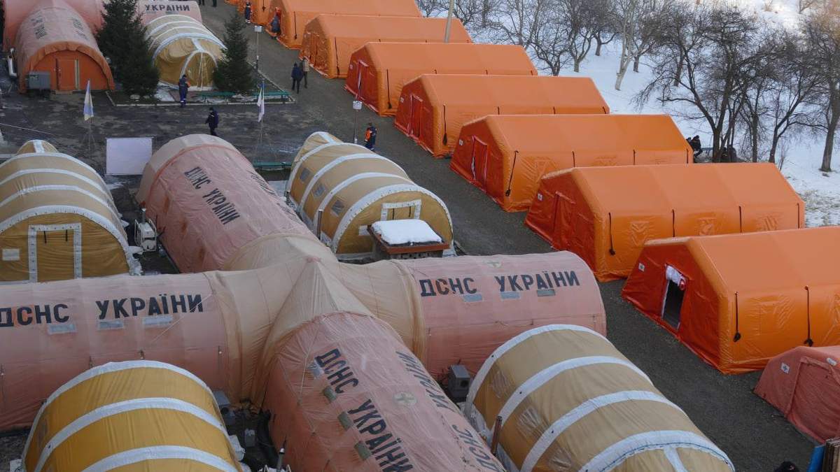 Мобильный госпиталь на Прикарпатье уже полностью готов Мобильный госпиталь на Прикарпатье уже полностью готов