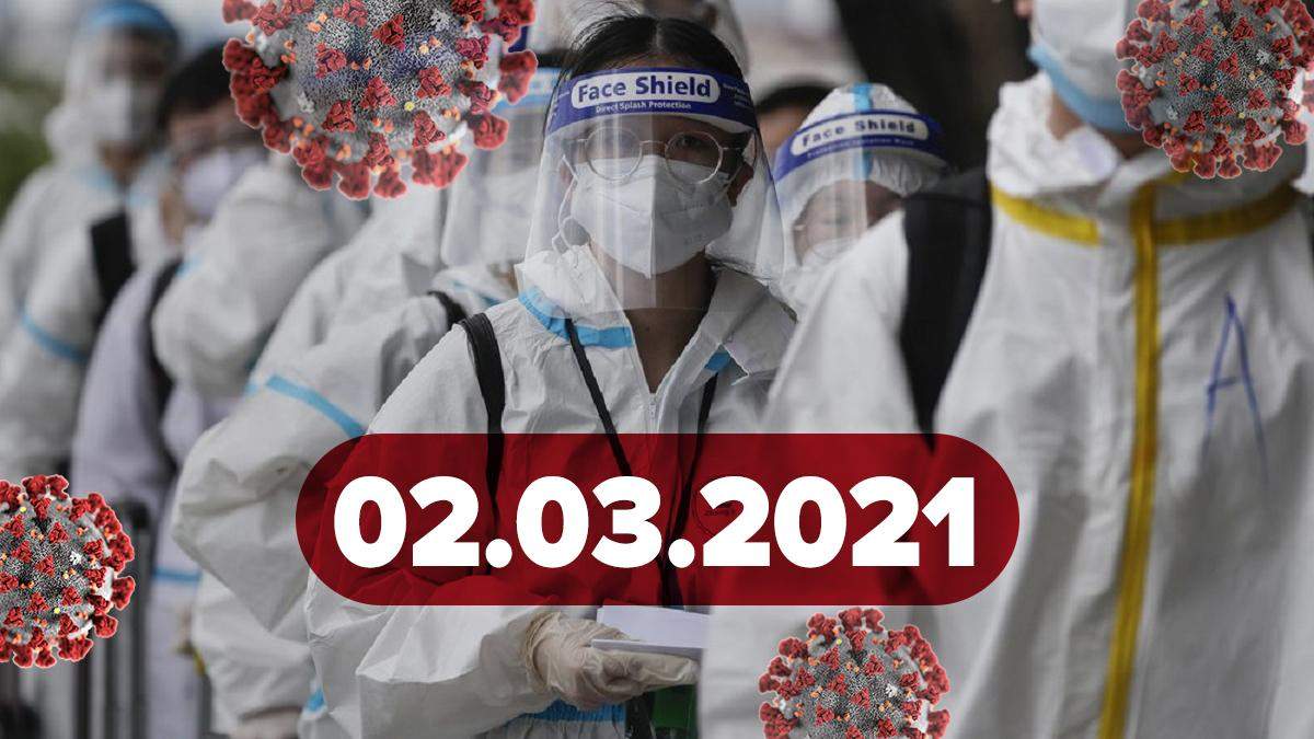 Коронавірус Україна, новини 2 березня 2021 – статистика Коронавірус Україна, новини 2 березня 2021 – статистика