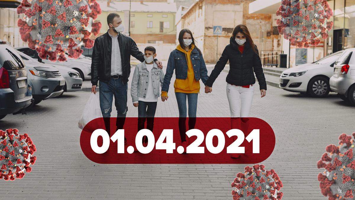 Коронавирус Украина, новости 1 апреля 2021 – статистика Коронавирус Украина, новости 1 апреля 2021 – статистика