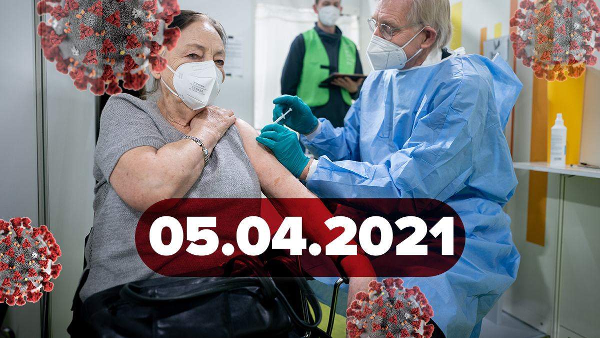 Коронавірус Україна, новини 5 квітня 2021 – статистика Коронавірус Україна, новини 5 квітня 2021 – статистика