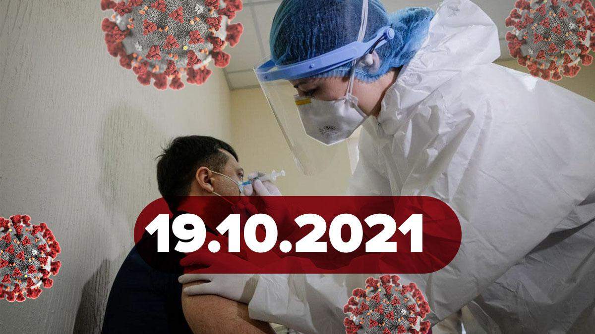 Коронавирус Украина, новости 19 октября 2021 – статистика