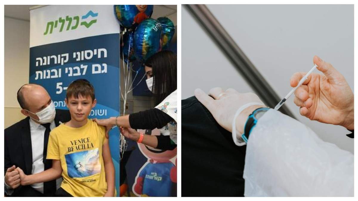 Премьер привел на прививку сына: в Израиле стартовала вакцинация детей от COVID-19