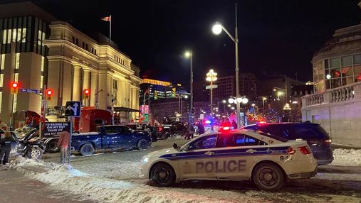 Протесты дальнобойщиков в Канаде: в Оттаве ввели чрезвычайное положение