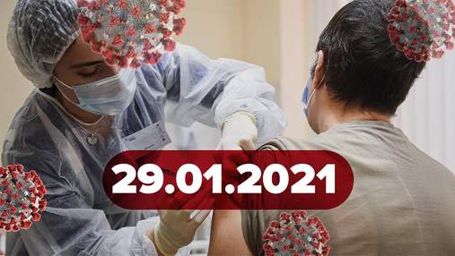 Новости о коронавирусе 29 января: точные даты вакцинации в Украине, мир получил еще одну вакцину
