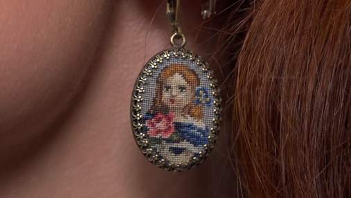 Вінничанка створює унікальні прикраси, вишиті за старовинною технологією: вражаючі фото